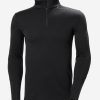 Helly Hansen Lifa Merino Midweight 1/2 Zip 990-Black Hot