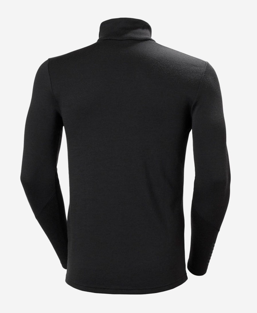 Helly Hansen Lifa Merino Midweight 1/2 Zip 990-Black Hot