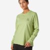 Helly Hansen F2F W Organic Cotton Ls Tee 498-Iced-Matcha New