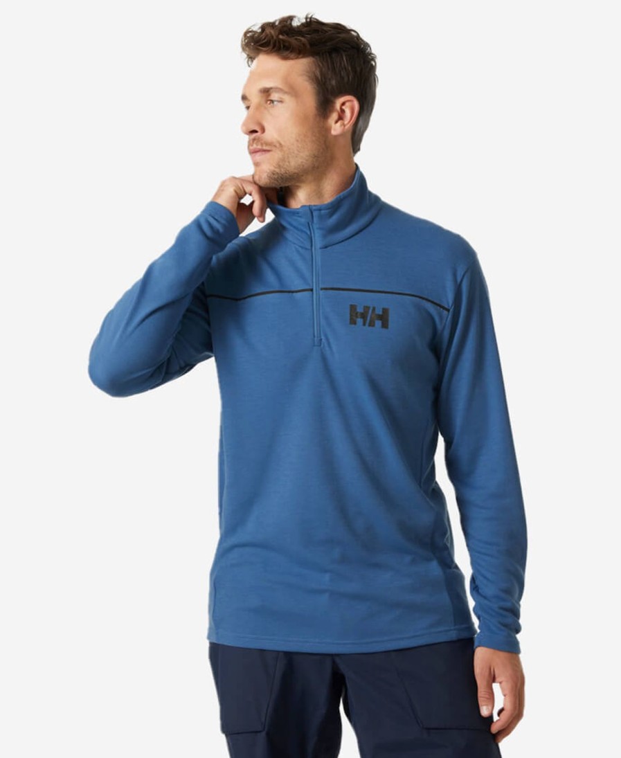 Helly Hansen Hp 1/2 Zip Pullover 636-Azurite Clearance