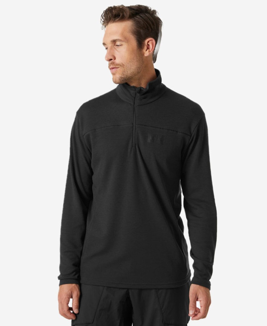 Helly Hansen Hp 1/2 Zip Pullover 982-Ebony Hot