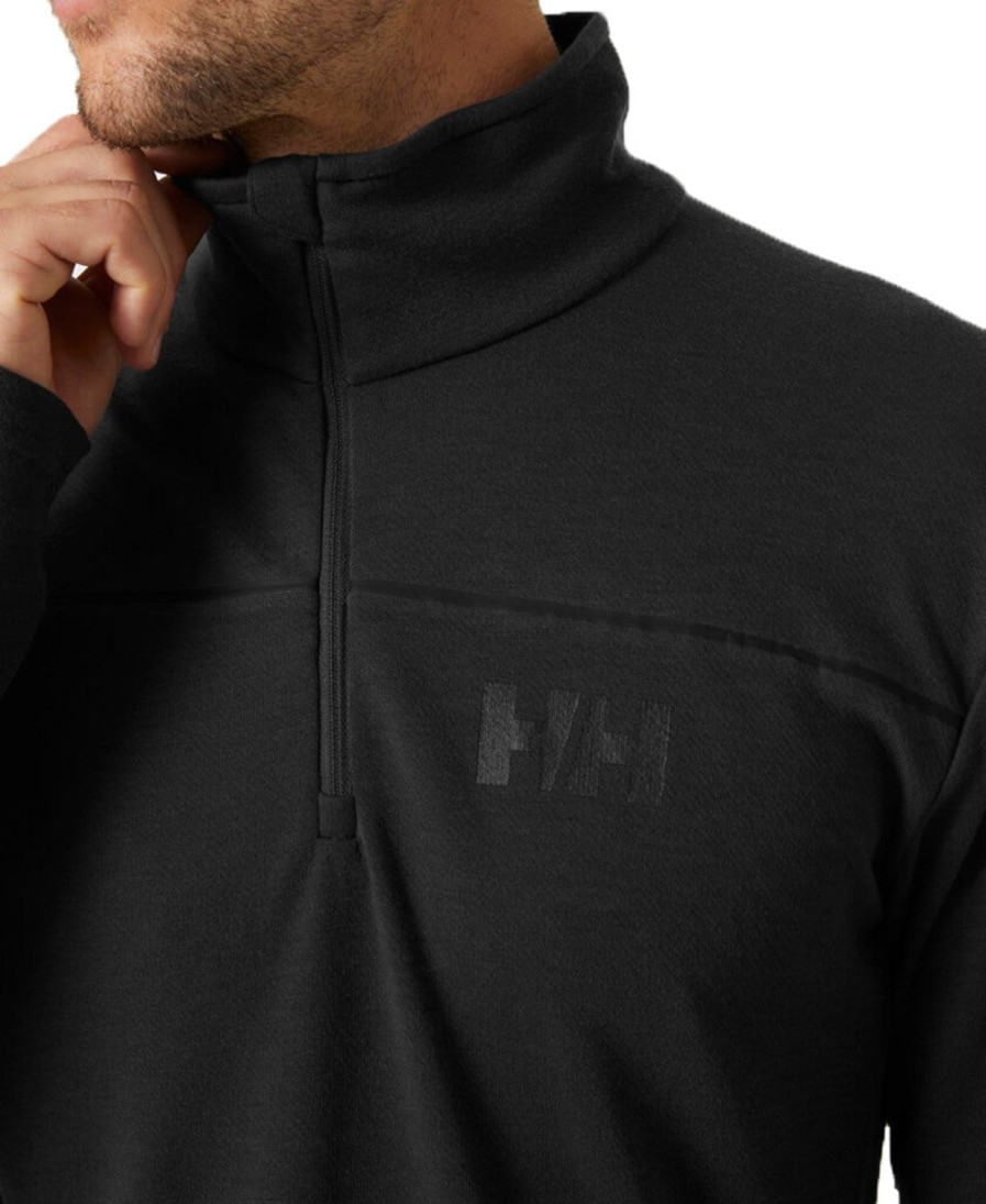 Helly Hansen Hp 1/2 Zip Pullover 982-Ebony Hot