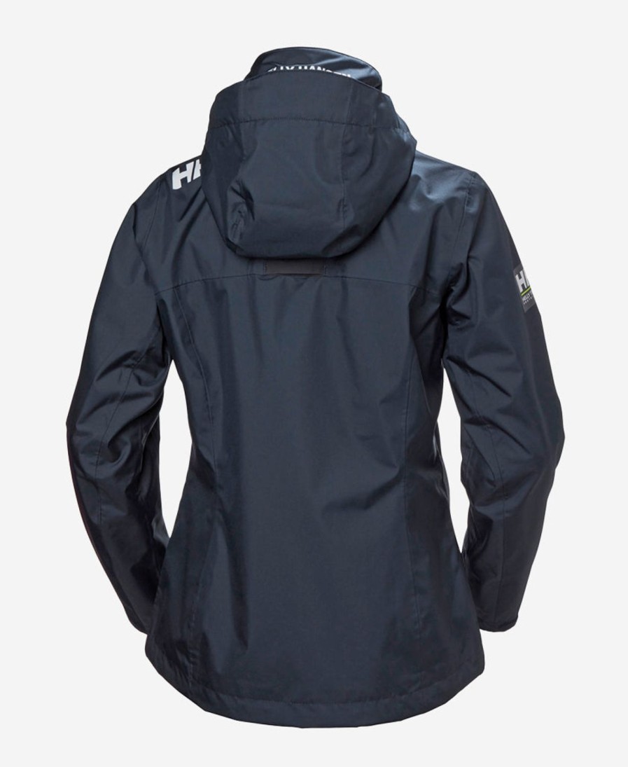 Helly Hansen W Crew Hooded Jacket 598-Navy Best