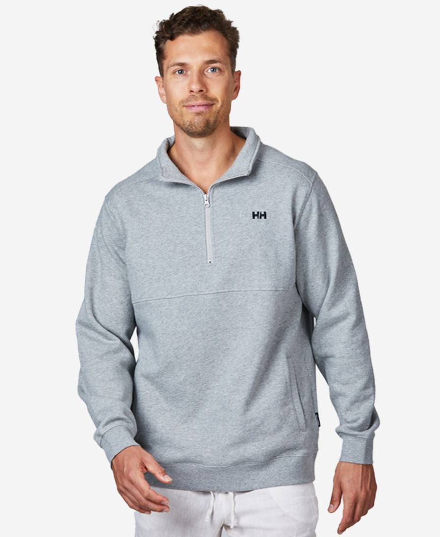 Helly Hansen Half Zip Fleece 949-Grey-Melange New