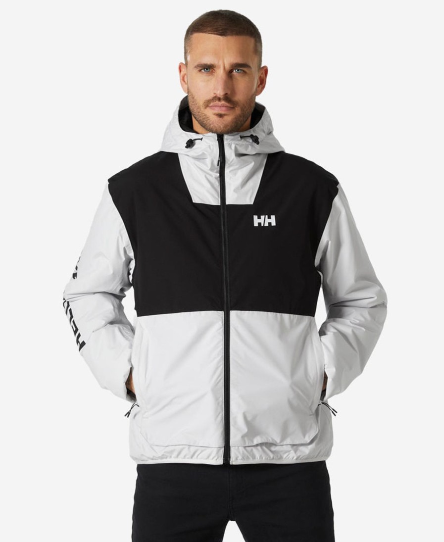 Helly Hansen Ervik Ins Rain Jacket 823-Nimbus-Cloud Hot