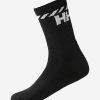 Helly Hansen Cotton Sport Sock 3P 990-Black Clearance