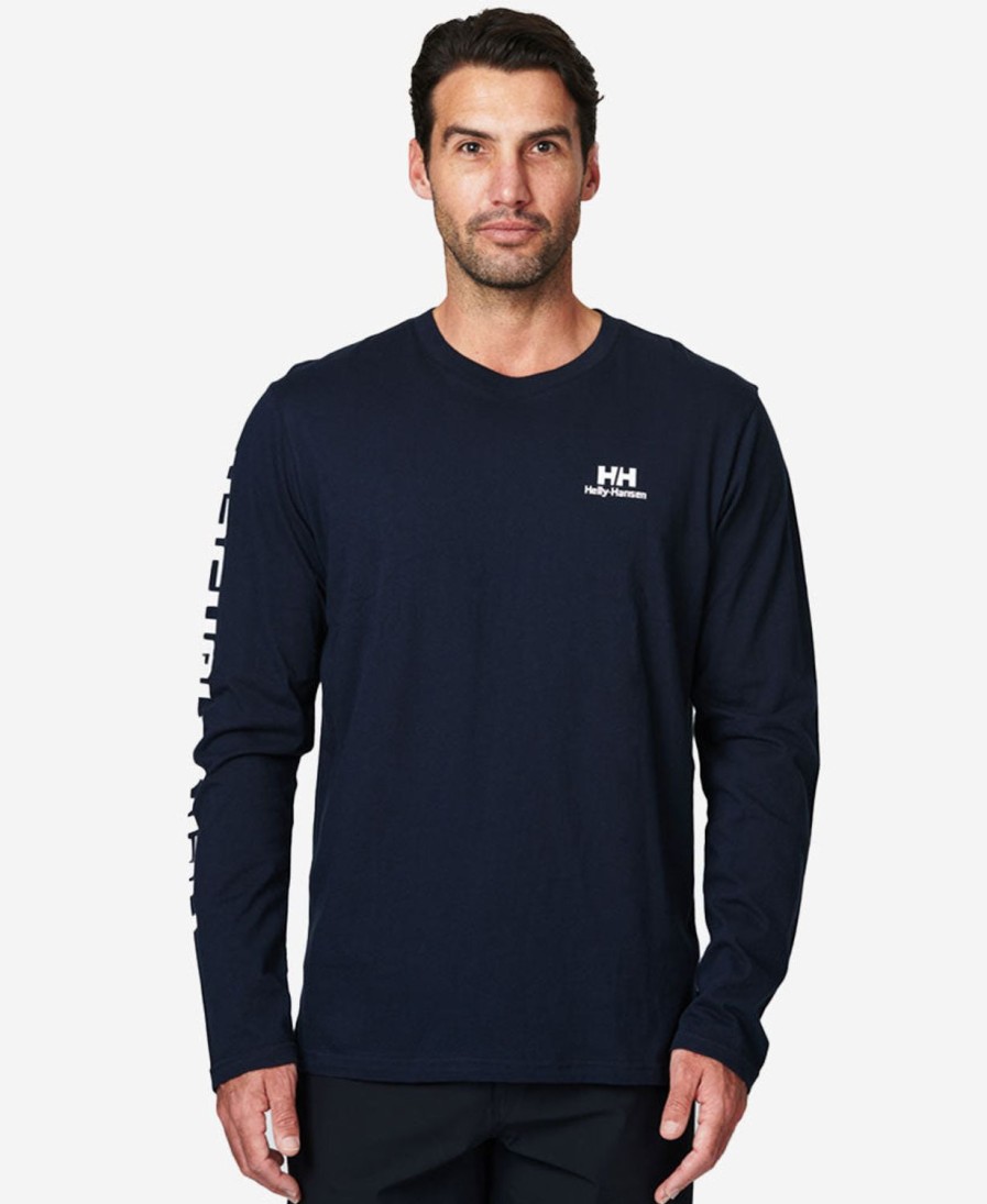 Helly Hansen Yu L/S T-Shirt 597-Navy Wholesale