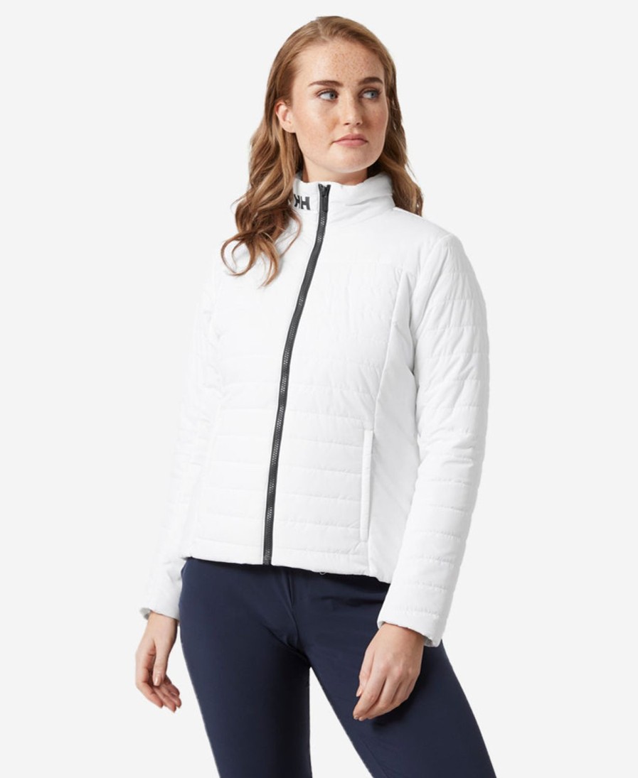 Helly Hansen W Crew Insulator Jacket 2.0 001-White Clearance