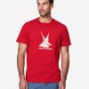 Helly Hansen Twin Sail T-Shirt 163-Red Hot