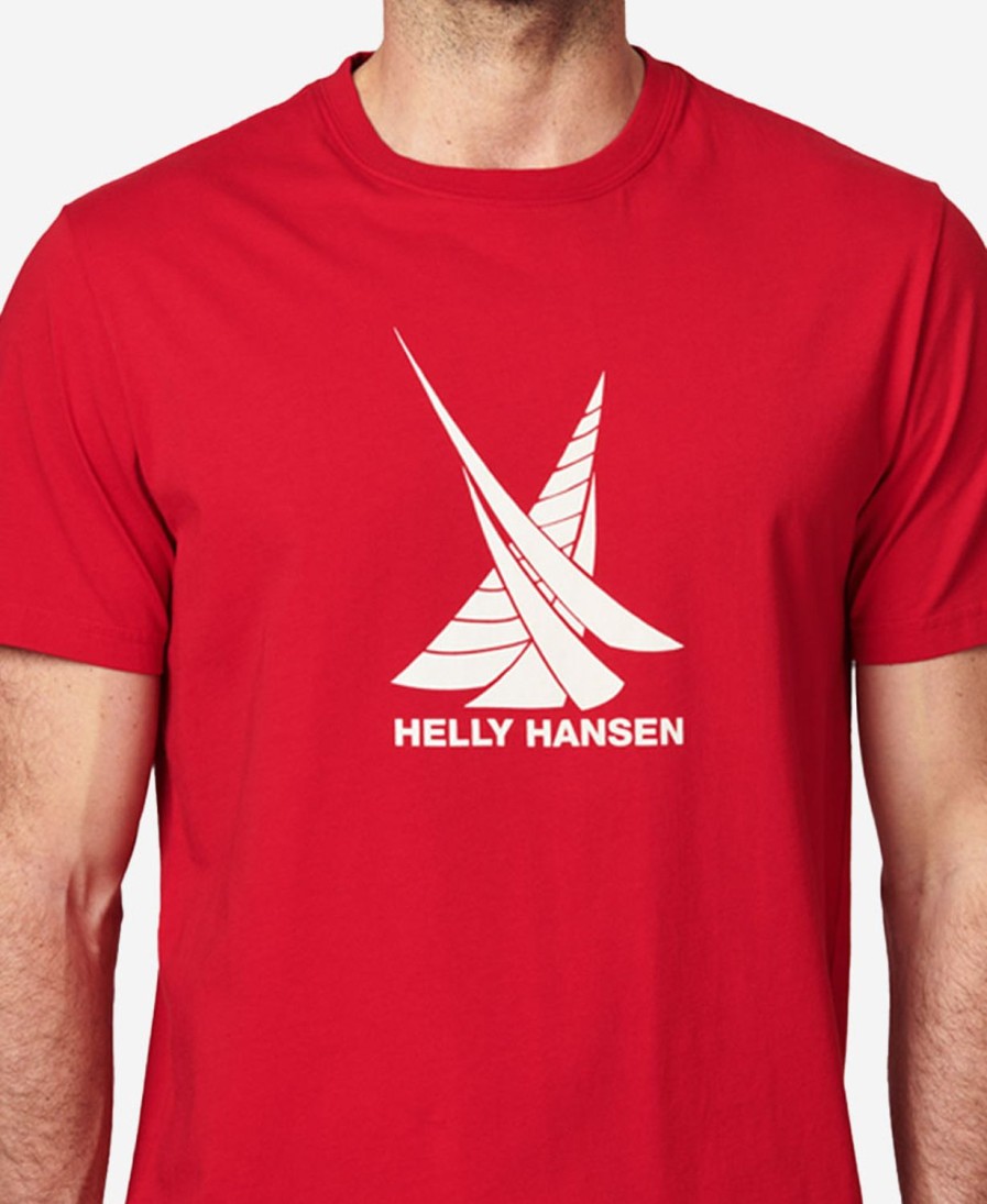 Helly Hansen Twin Sail T-Shirt 163-Red Hot