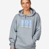 Helly Hansen W Hh Logo Hooded Fleece 949-Grey-Melange Clearance