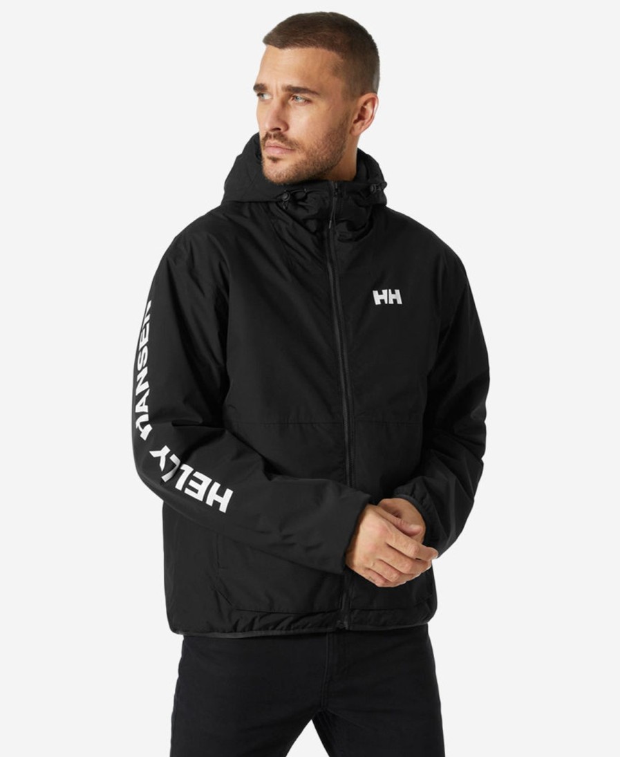 Helly Hansen Ervik Ins Rain Jacket 990-Black Best