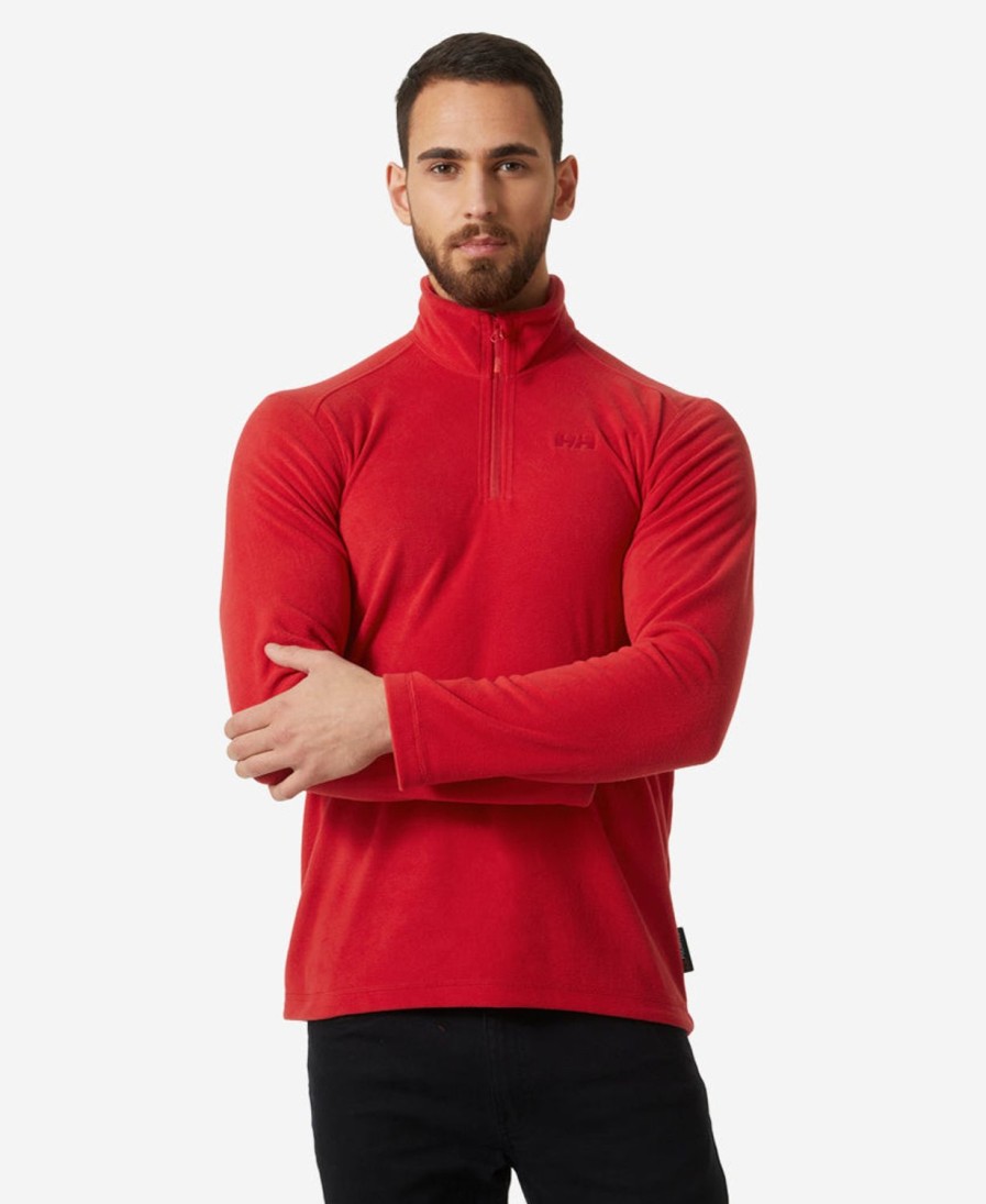 Helly Hansen Daybreaker 1/2 Zip Fleece 163-Red Online