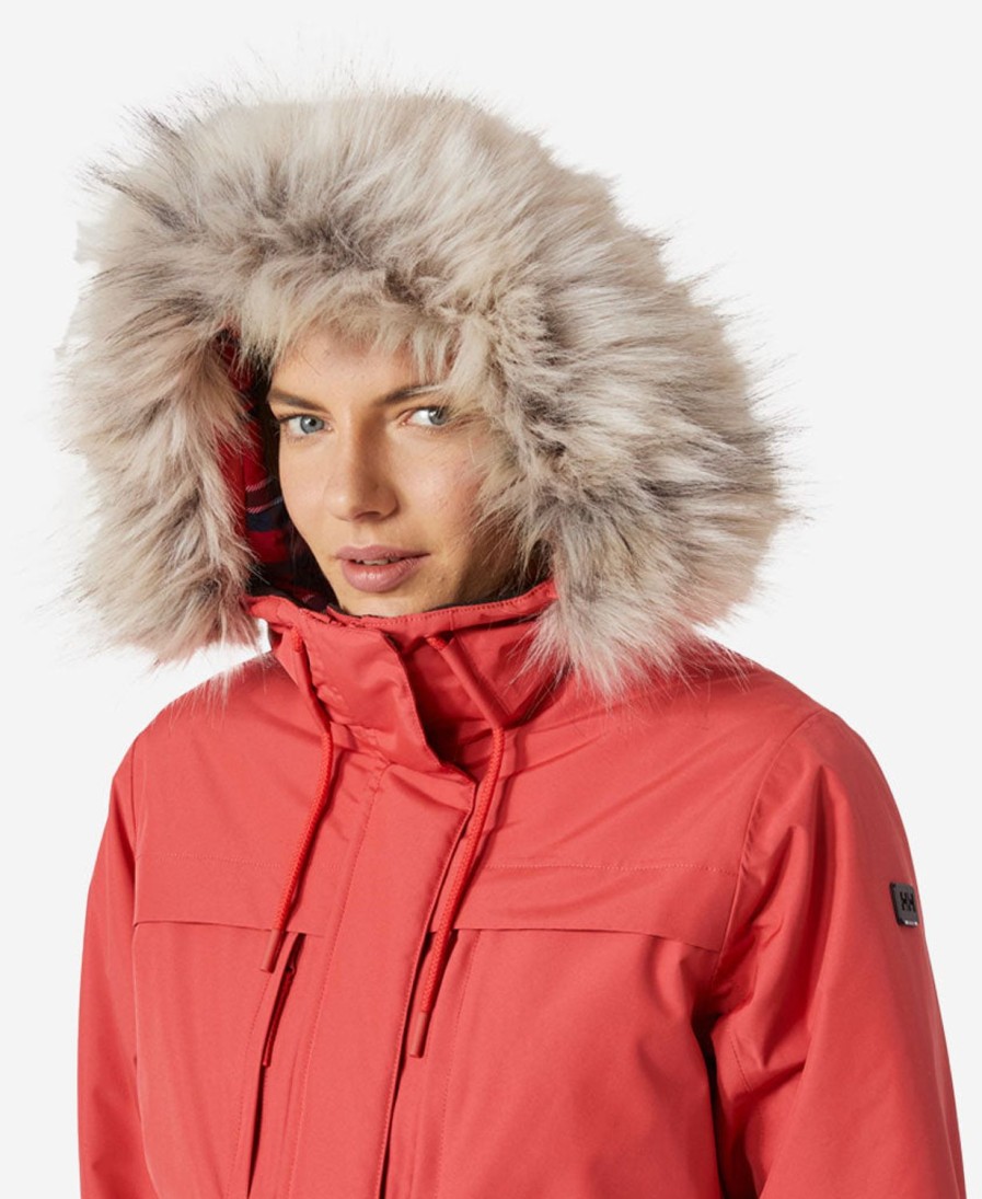 Helly Hansen W Coastal Parka 101-Poppy-Red Best