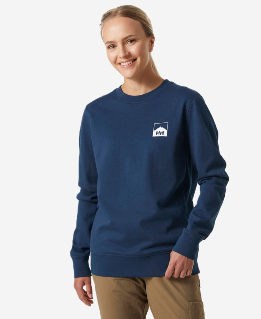 Helly Hansen W Nord Graphic Sweatshirt 584-Ocean Best