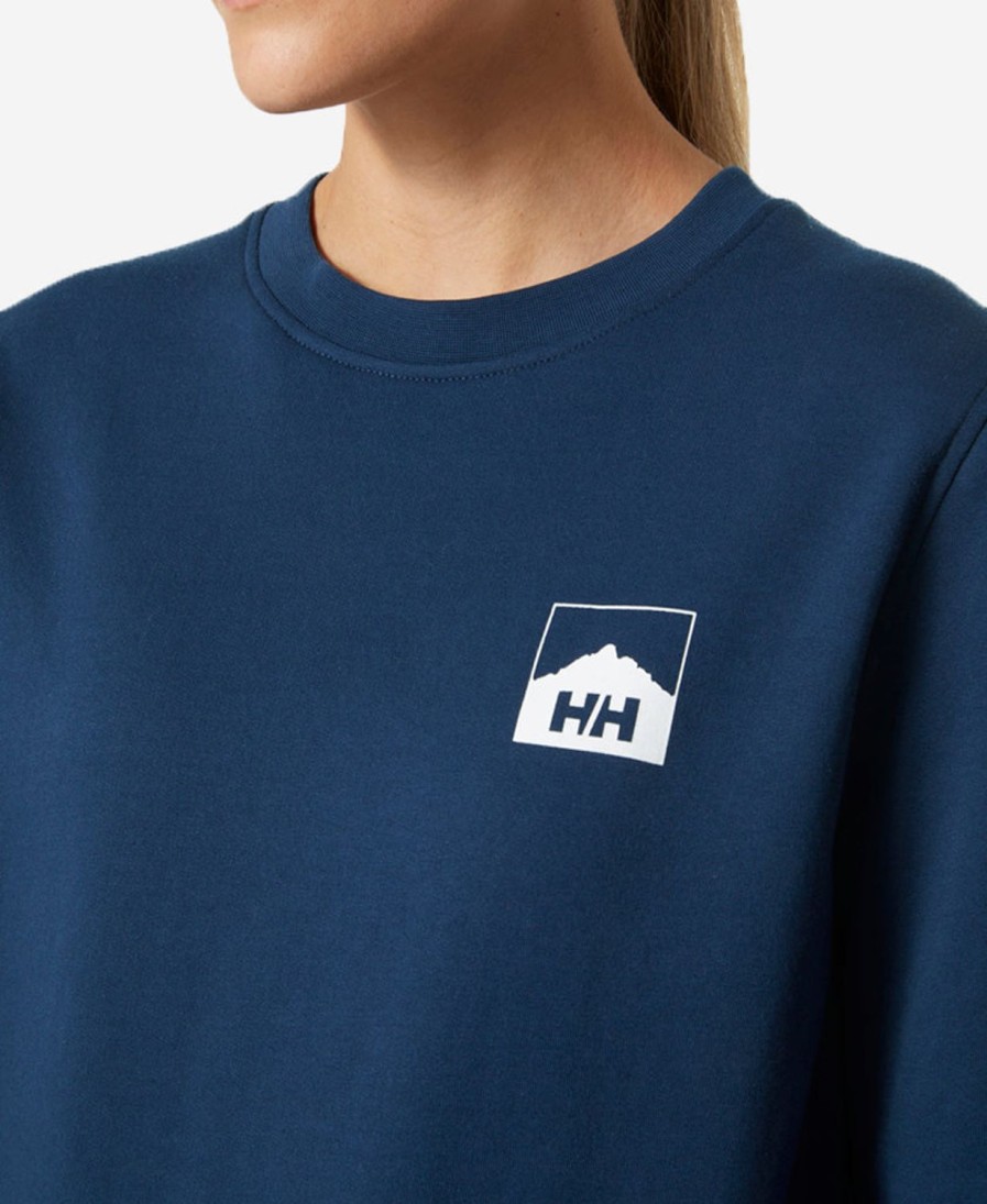 Helly Hansen W Nord Graphic Sweatshirt 584-Ocean Best