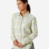 Helly Hansen W Lokka Organic Flannel Ls Shirt 498-Iced-Matcha Hot