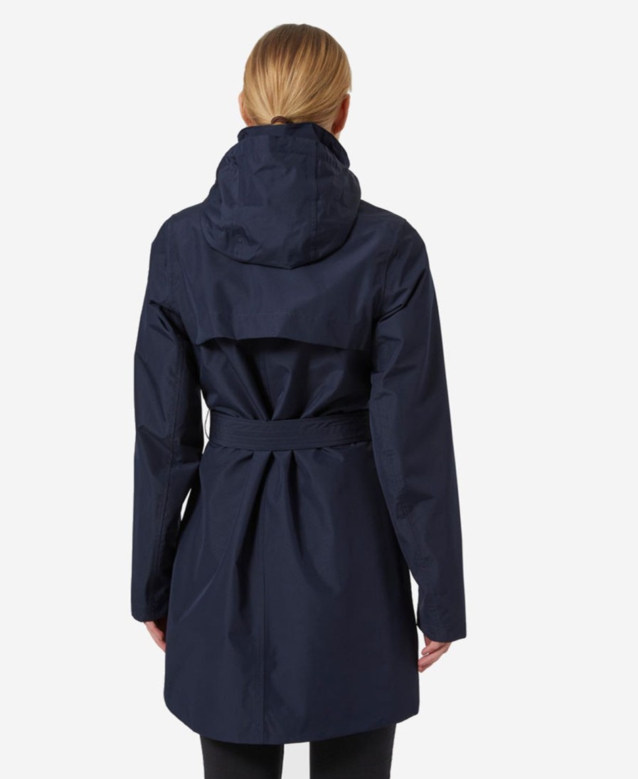 Helly Hansen W Welsey Ii Trench 599-Navy Best