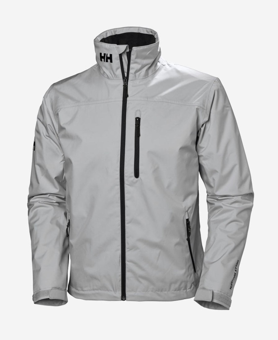 Helly Hansen Crew Midlayer Jacket Grey-Fog Online