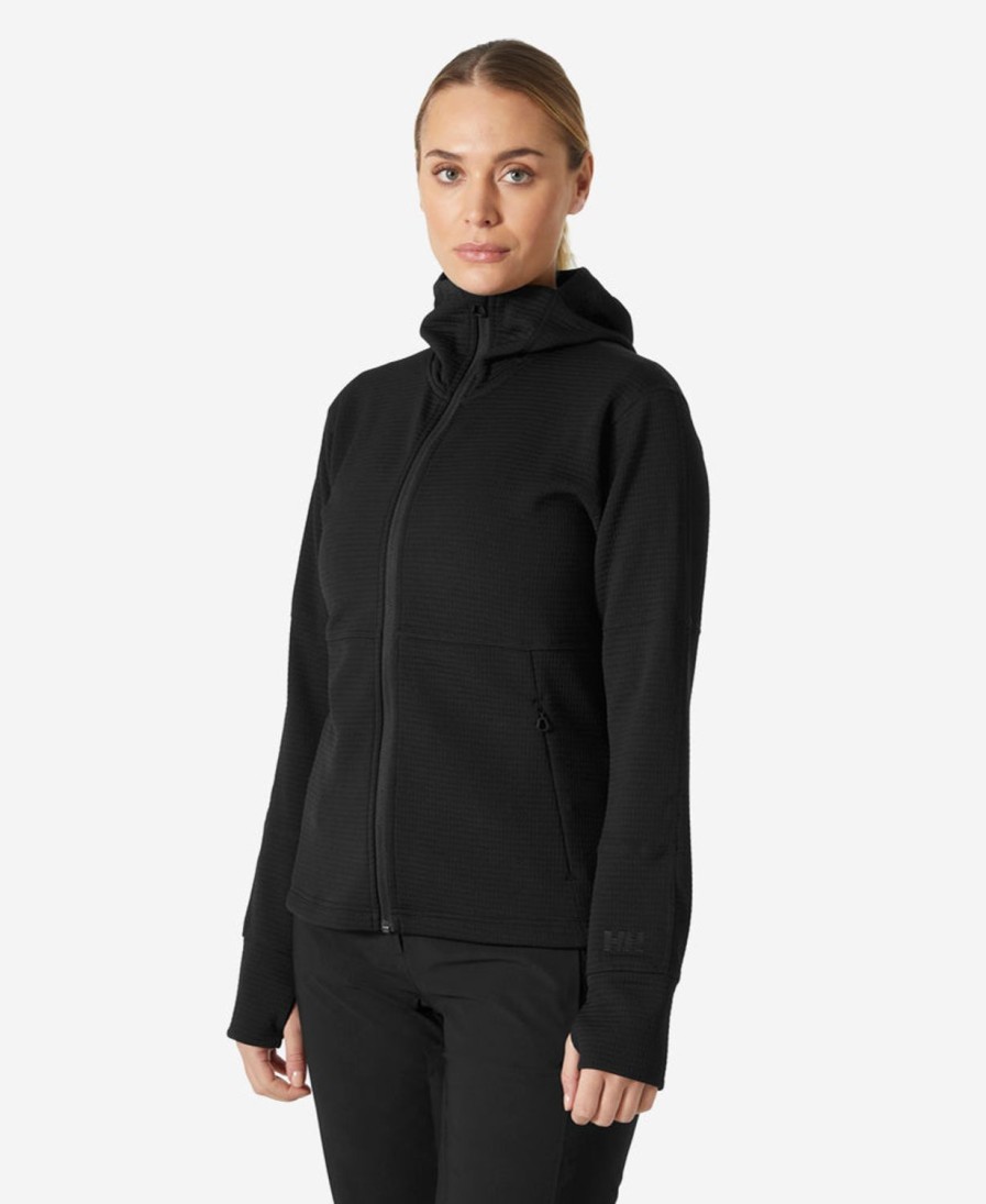 Helly Hansen W Evolved Air Hooded Midlayer 990-Black Wholesale