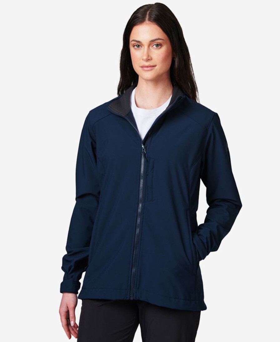 Helly Hansen W Paramount Softshell Jacket 597-Navy Clearance