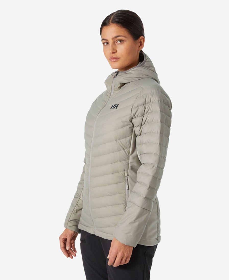 Helly Hansen W Verglas Hooded Down Hybrid Insulator 885-Terrazzo Online