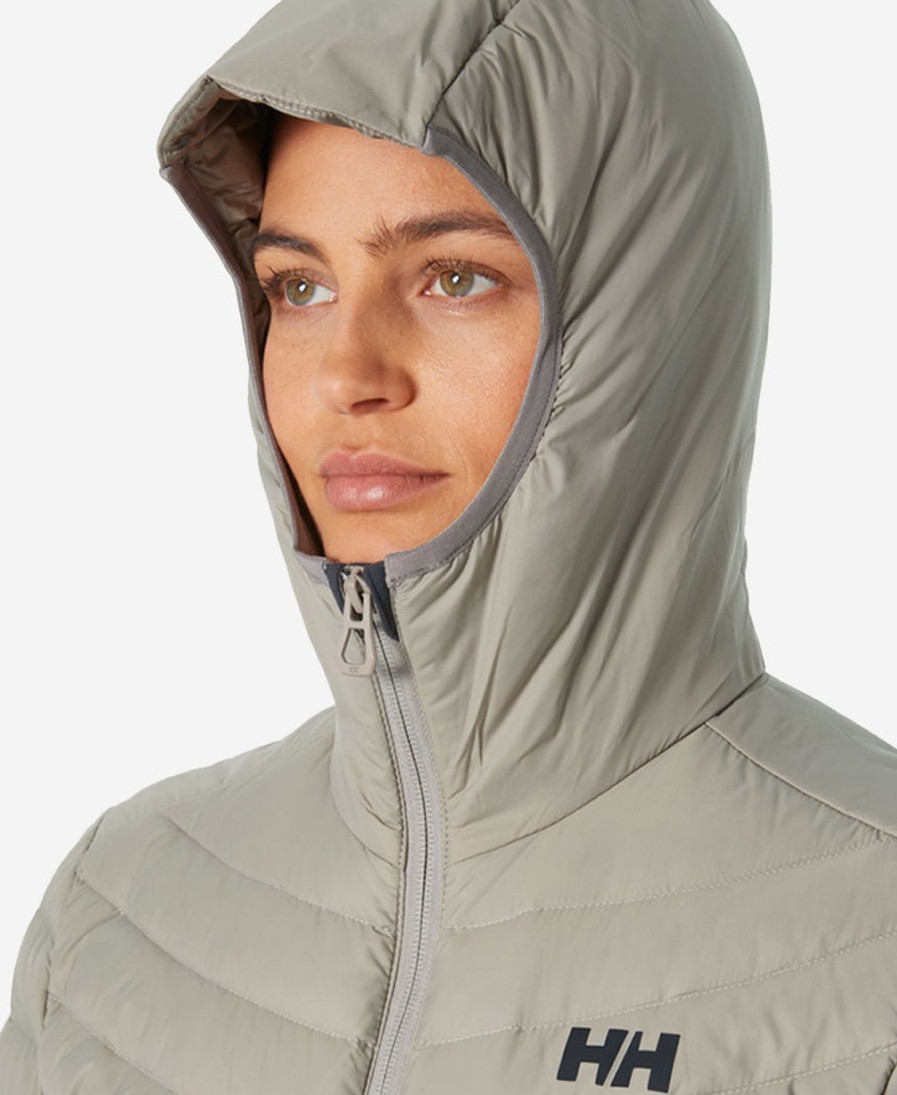 Helly Hansen W Verglas Hooded Down Hybrid Insulator 885-Terrazzo Online