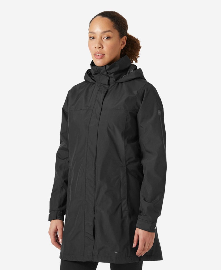 Helly Hansen W Aden Long Jacket Black Wholesale