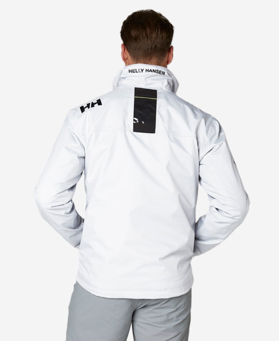 Helly Hansen Crew Midlayer Jacket Bright-White Hot