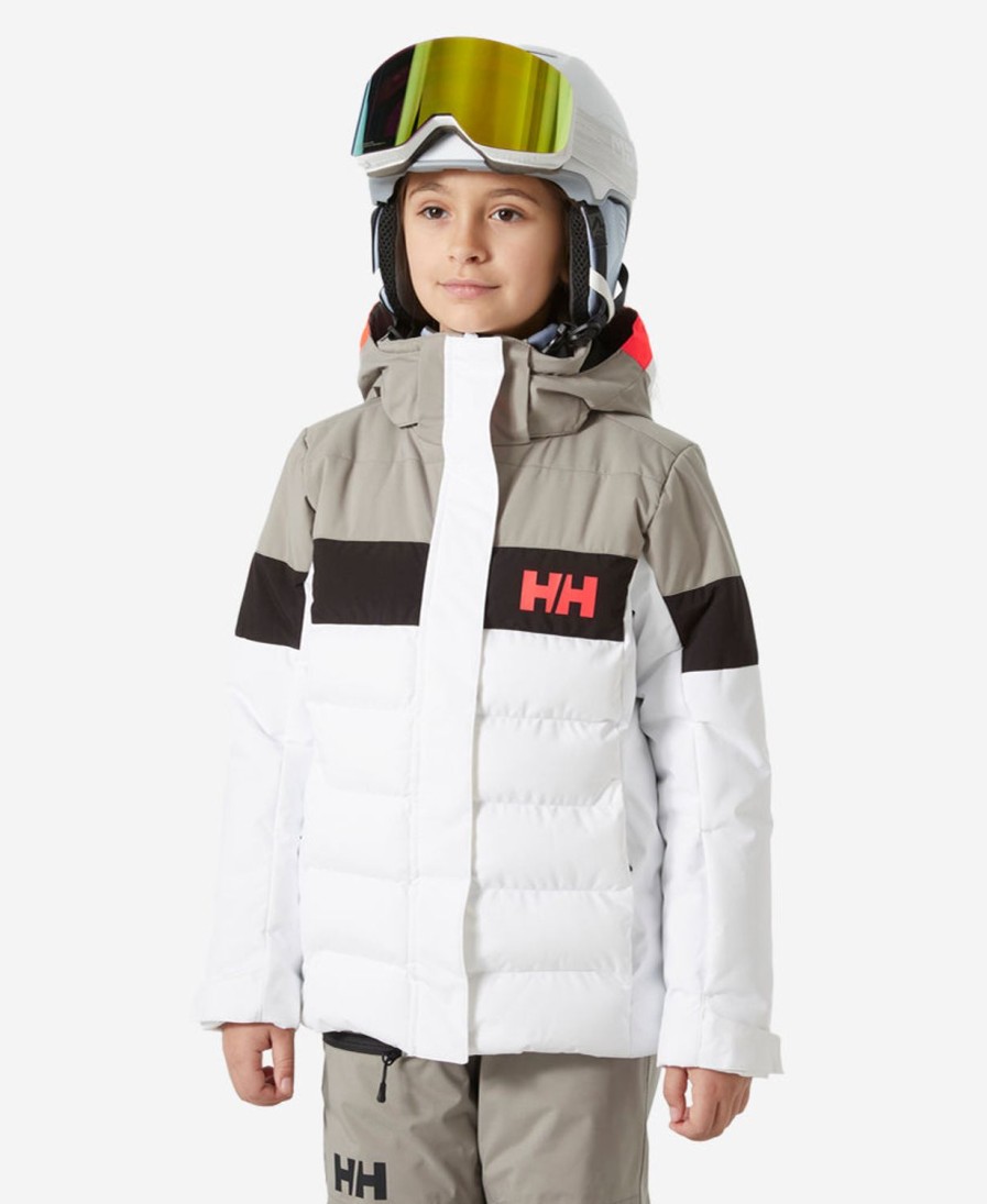 Helly Hansen Jr Diamond Jacket 002-White Clearance