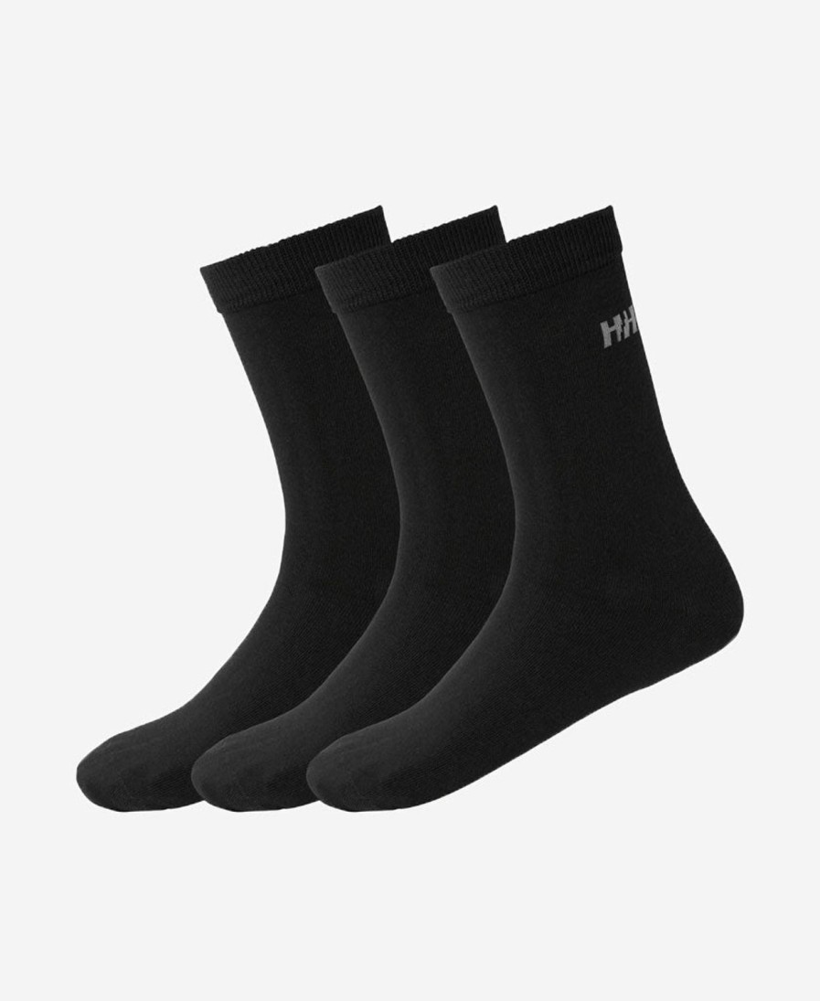 Helly Hansen Everyday Cotton Sock 3Pk 990-Black Wholesale