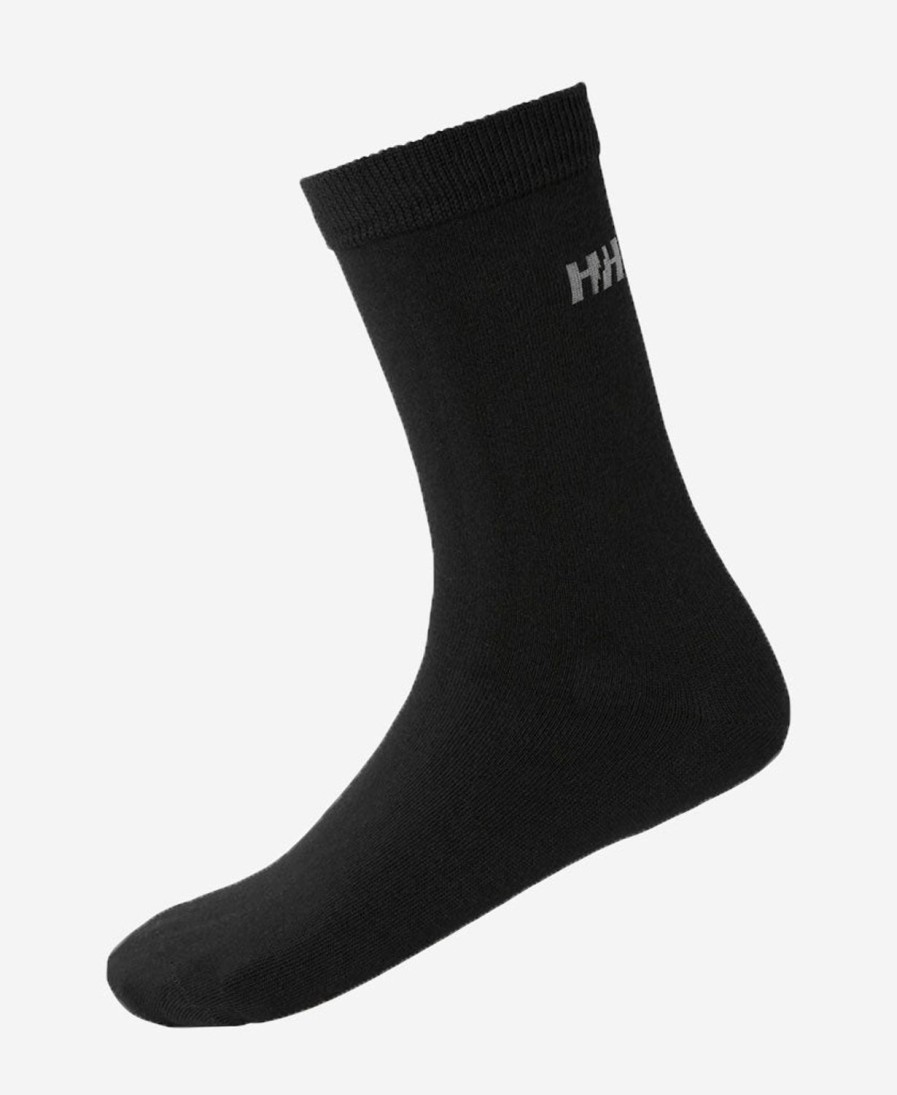 Helly Hansen Everyday Cotton Sock 3Pk 990-Black Wholesale