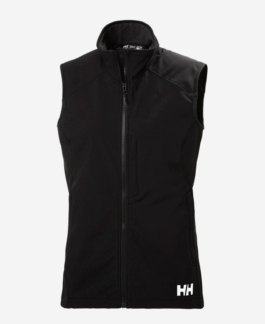 Helly Hansen W Paramount Softshell Vest 990-Black New