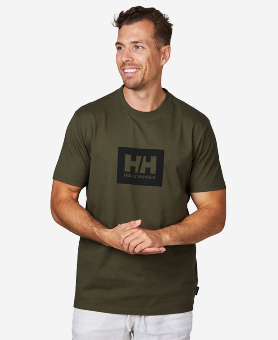 Helly Hansen Hh Box T-Shirt 431-Utility-Green Hot