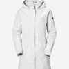 Helly Hansen W Aden Long Jacket White Best