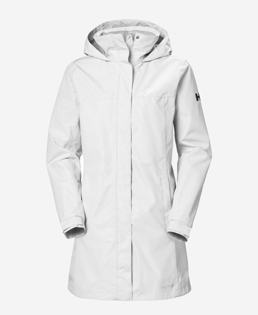 Helly Hansen W Aden Long Jacket White Best