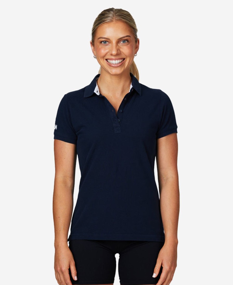 Helly Hansen W Crew Pique 2 Polo Navy Online