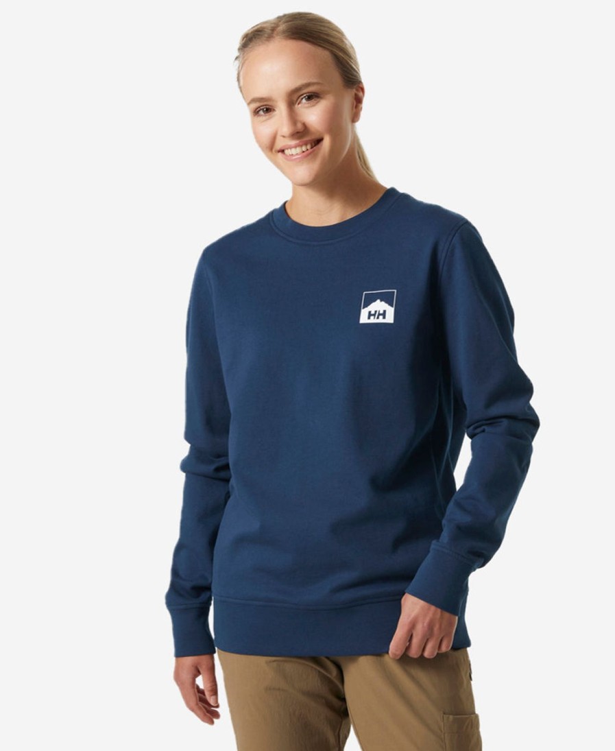 Helly Hansen W Nord Graphic Sweatshirt 584-Ocean Online