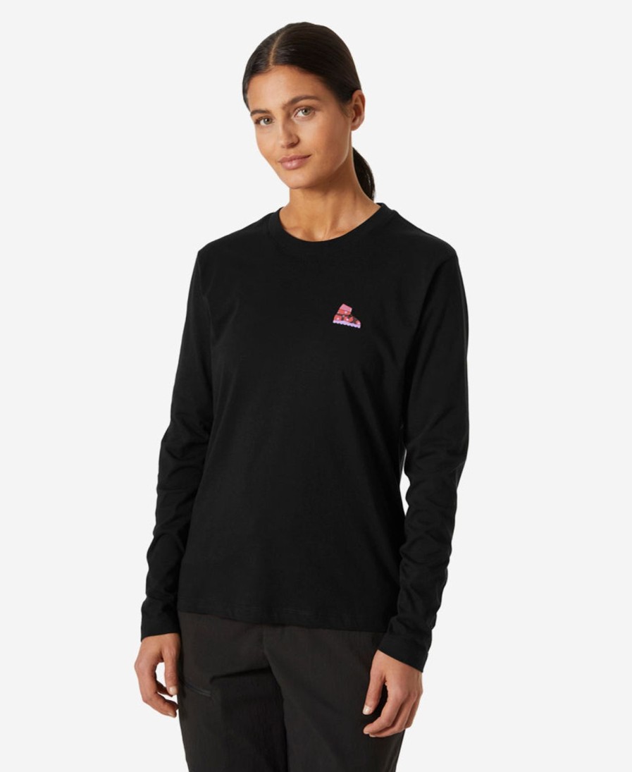 Helly Hansen F2F W Organic Cotton Ls Tee 990-Black Wholesale