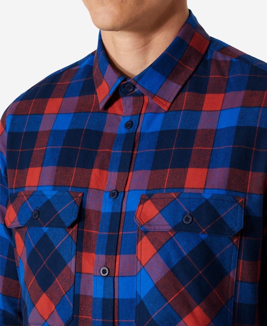 Helly Hansen Lokka Organic Flannel Ls Shirt 101-Poppy-Red New