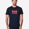 Helly Hansen Hh Logo T-Shirt 597-Navy New