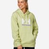 Helly Hansen W Hh Logo Hooded Fleece 498-Iced-Matcha New