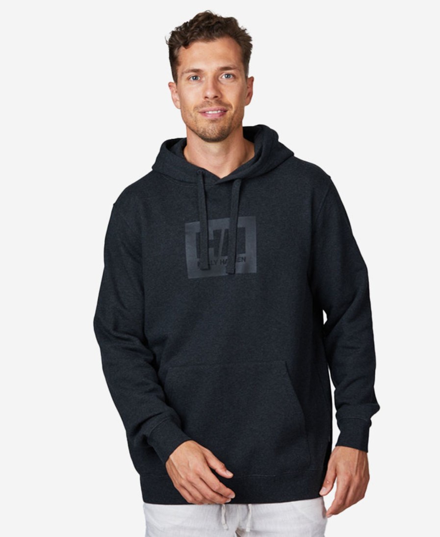 Helly Hansen Hh Box Hoodie 982-Ebony-Melange Online