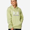 Helly Hansen W Hh Logo Hooded Fleece 498-Iced-Matcha Hot