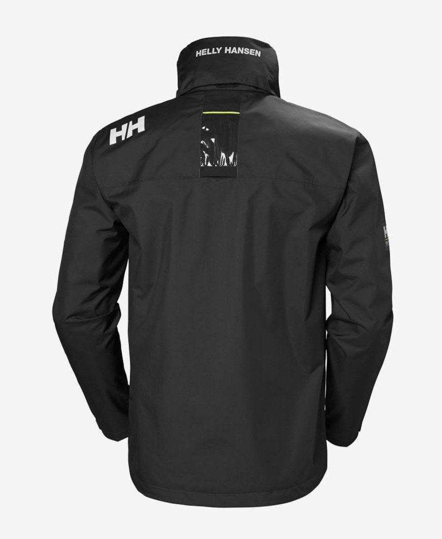 Helly Hansen Crew Hooded Jacket Black New