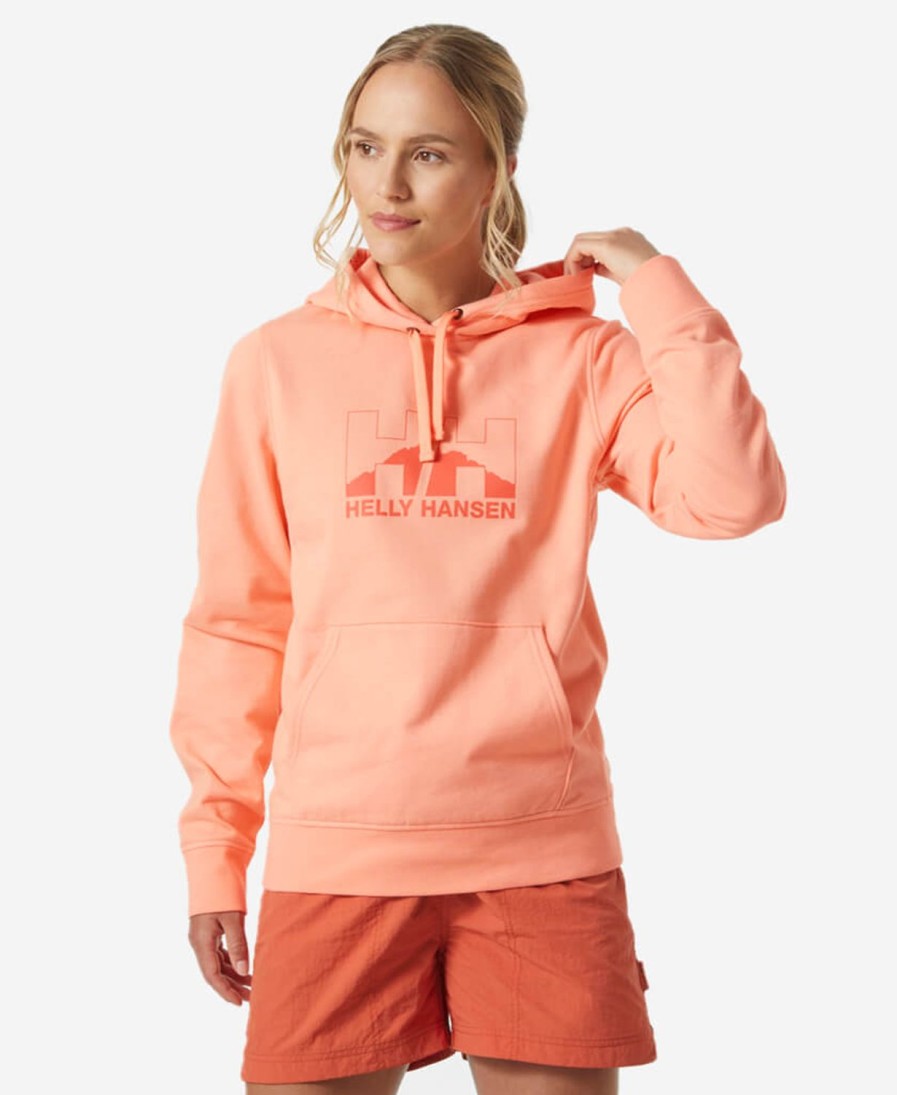 Helly Hansen Womens Nord Graphic Pull Over Hoodie 058-Rose-Quartz Best