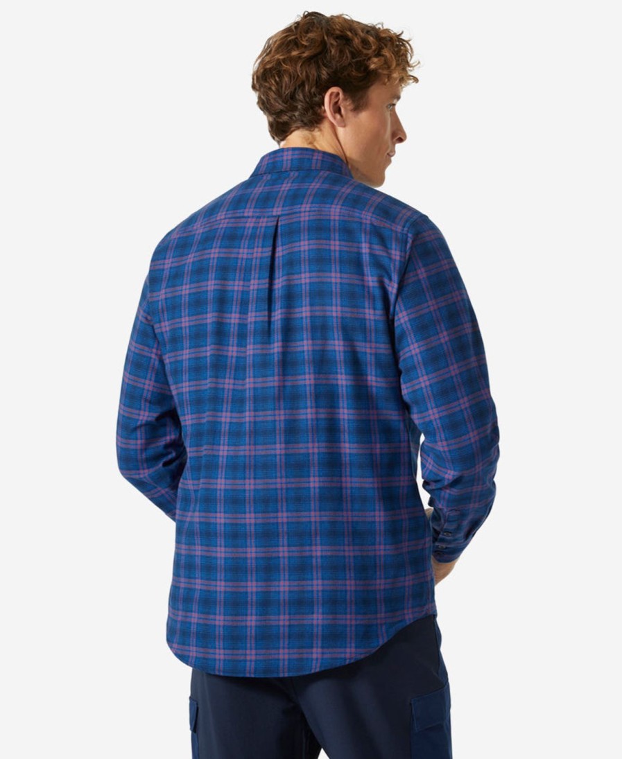 Helly Hansen Lokka Organic Flannel Ls Shirt 584-Ocean-Class New