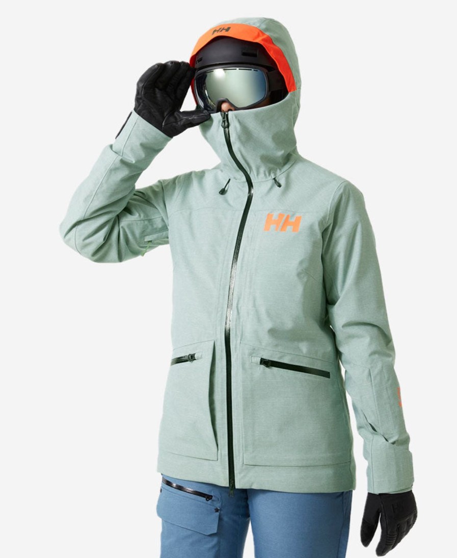 Helly Hansen W Powderqueen 3.0 Jacket 406-Jade-2-0-Me New