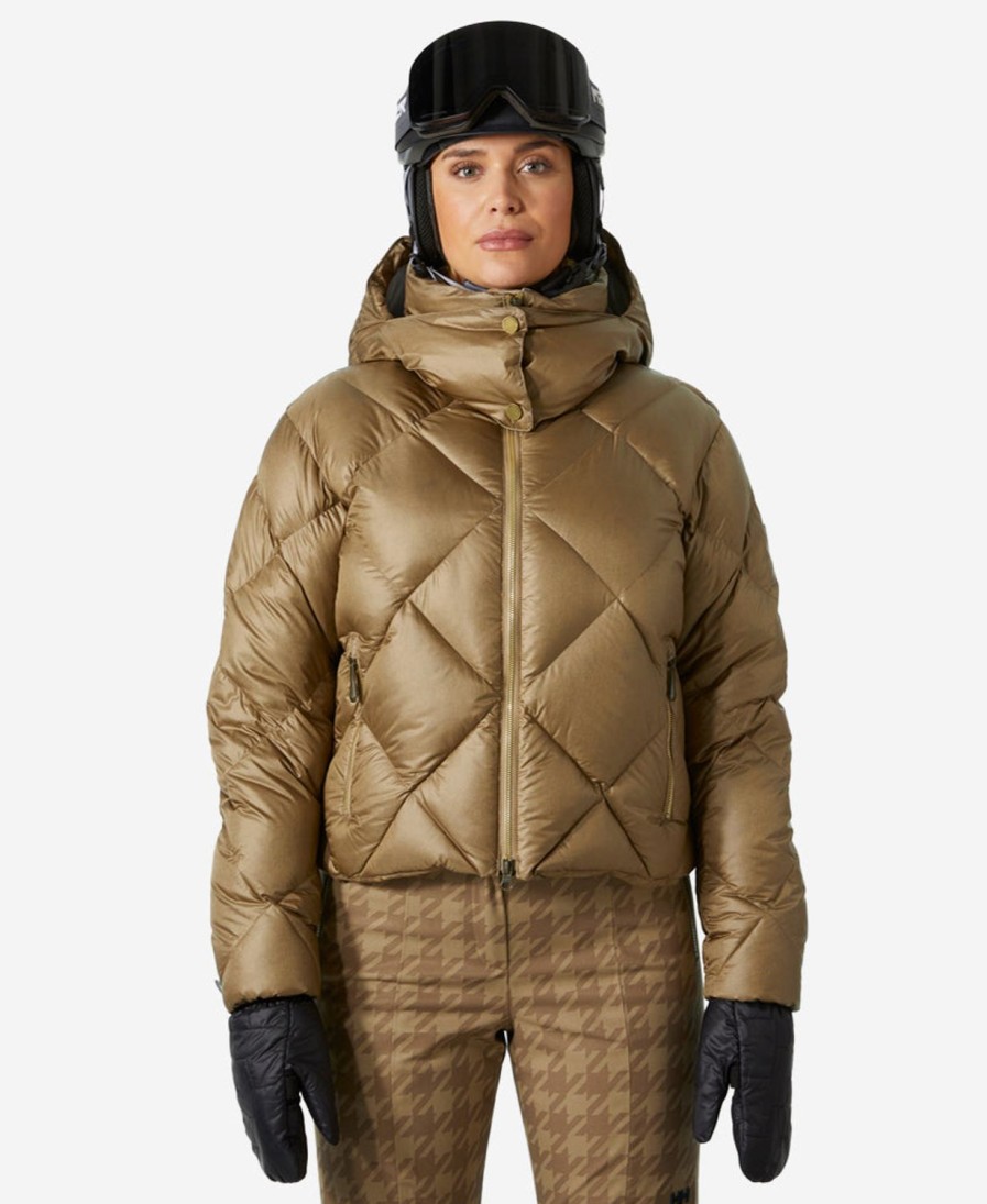 Helly Hansen W Diamond Down Jkt 765-Warm-Tan Hot