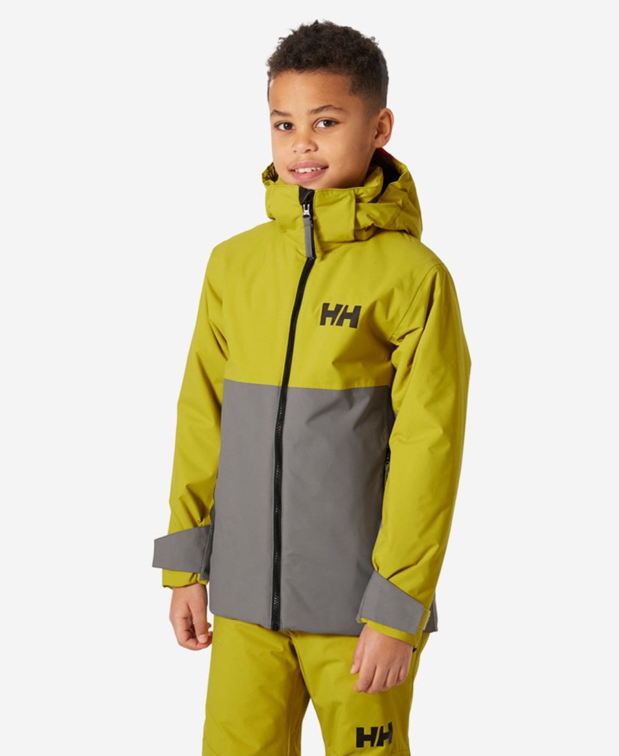 Helly Hansen Jr Traverse Jacket 876-Concrete Clearance